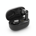 Premium wireless earbuds on white background